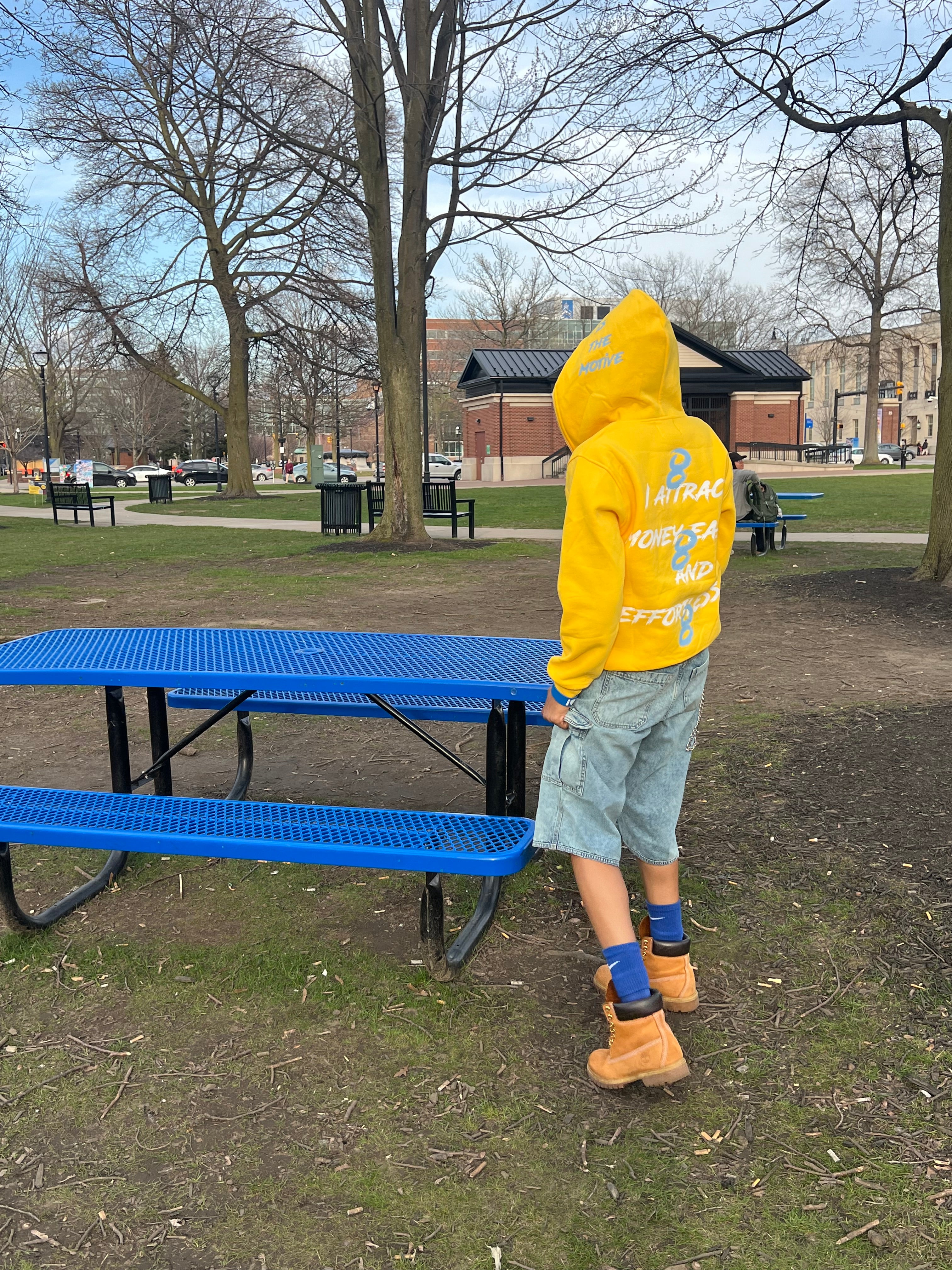 Yellow 888 full zip